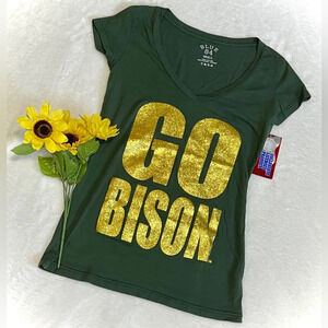 Blue 84 NWT NCAA NDSU Football Glitter Top - Small